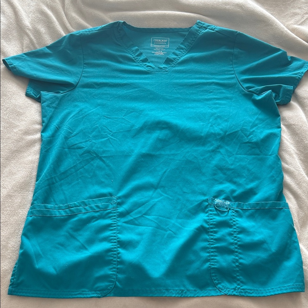 Cherokee Men’s Teal Short Sleeve Top